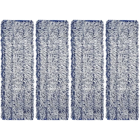 4 Pack Microfiber Dusting Pad for Bona Mops, Reusable Dust Pads for Multi-Surface Floors - Attracts and Removes Dust, Pet Hair and Dirt, Mop Pads Refill for Hard Surface Floors