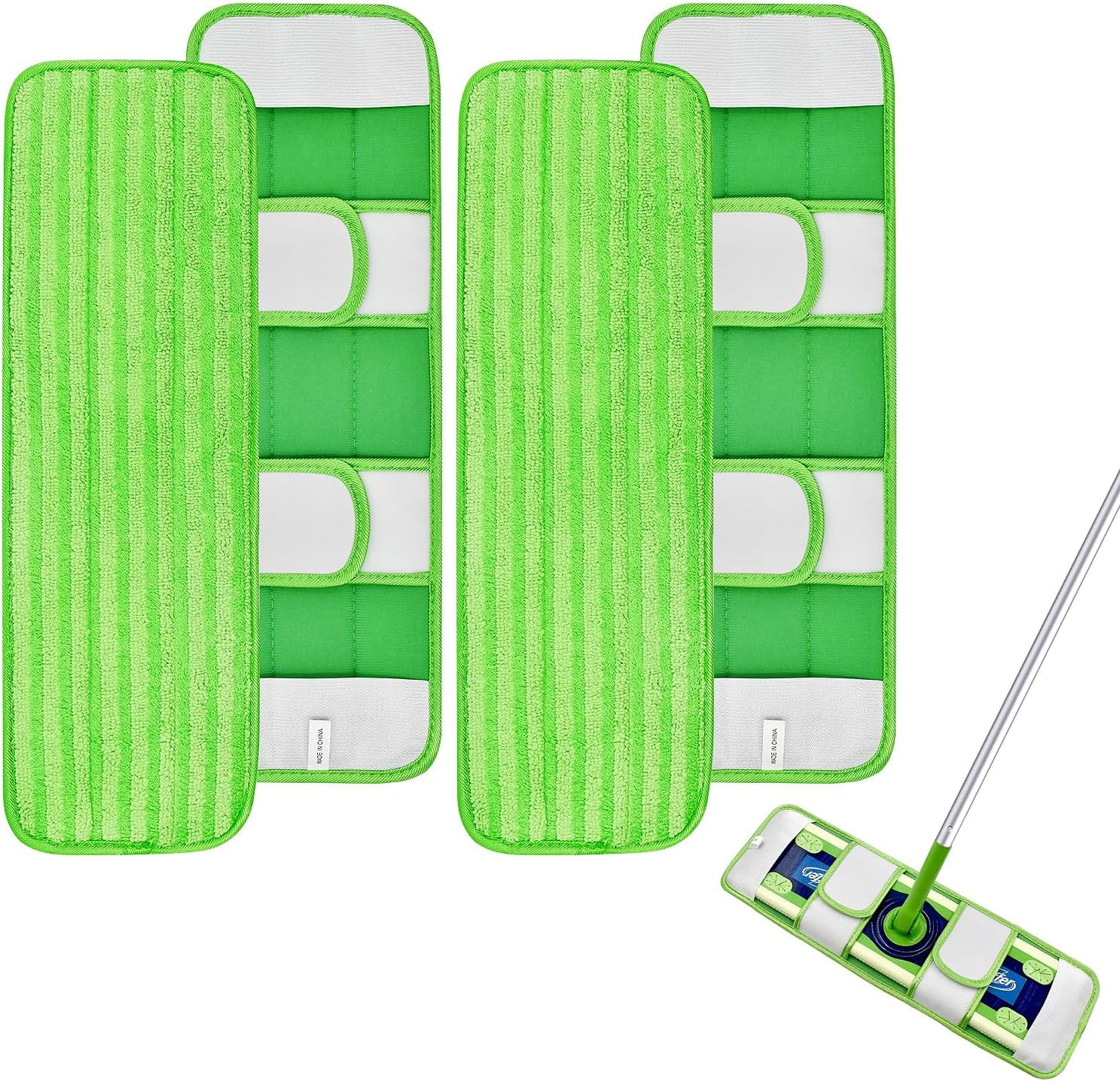 Ricariche riutilizzabili in microfibra, compatibili con Swiffer