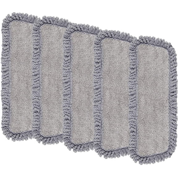 4 Pack Microfiber Spray Mop Pads Replacement Head, Reusable Washable Mop Heads for Wet Dry Dust Mop, Compatible with Bona Floor Care System, for Kitchen Home Commercial Floor Cleaning, Green