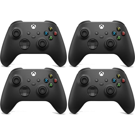 4 Pack Microsoft Xbox Bluetooth Wireless Controller For Series X/S - Carbon Black