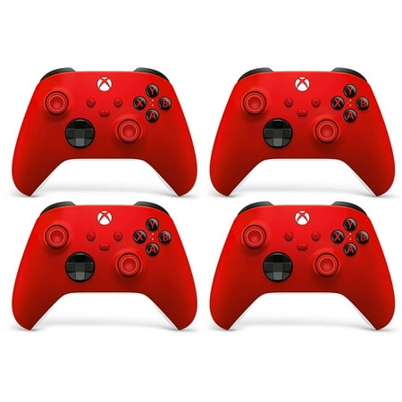 4 Pack Microsoft Xbox Bluetooth Wireless Controller For Series X/S - Pulse Red