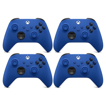 4 Pack Microsoft Xbox Bluetooth Wireless Controller For Series X/S - Shock Blue