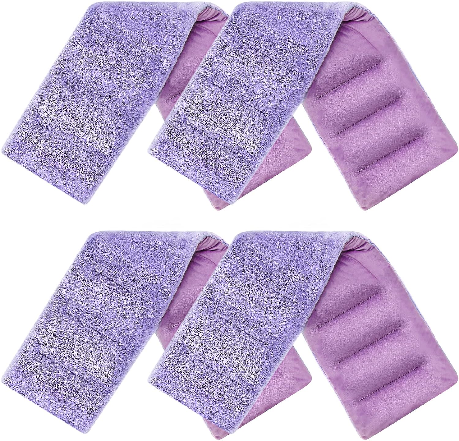 4 Pack Microwave Heating Pad 7x18 Inch Microwavable Heat Packs for