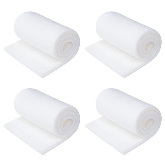 Millsilo 24 x 72 x 3" (4-Pack) High-Density Foam Cushion Replacement Pads, Firm Seat Foam Inserts for Long Benches, Sofas & Furniture Repair