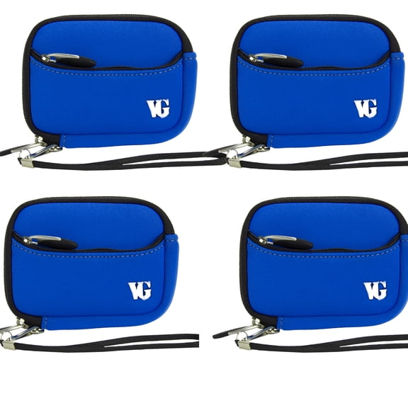 4-Pack Mini Electronics Organizer Pouches – Travel Cable & Charger Storage Cases, Compact Lightweight Accessory Bags