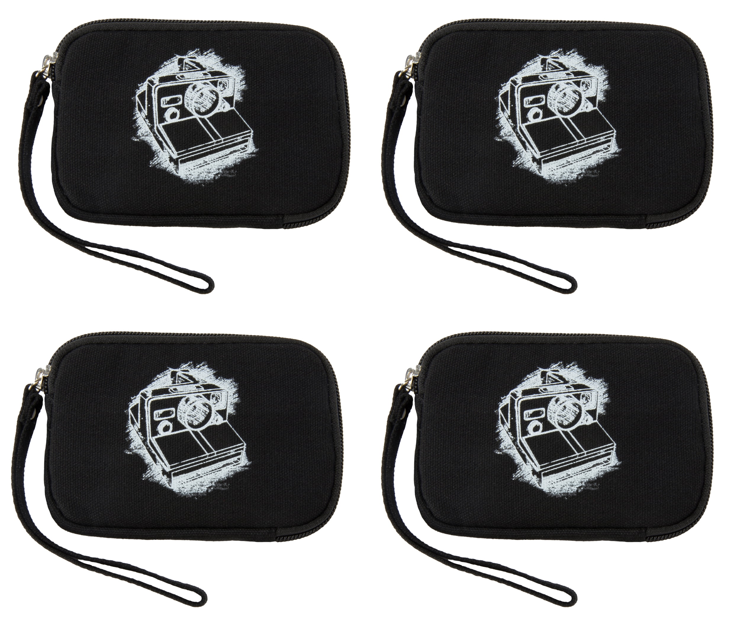 4-Pack Mini Electronics Organizer Pouches – Travel Cable & Charger Storage Cases, Compact Lightweight Accessory Bags