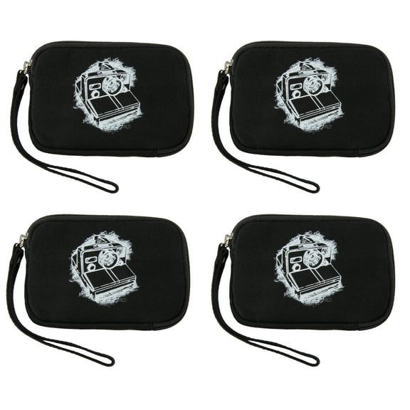 4-Pack Mini Electronics Organizer Pouches – Travel Cable & Charger Storage Cases, Compact Lightweight Accessory Bags