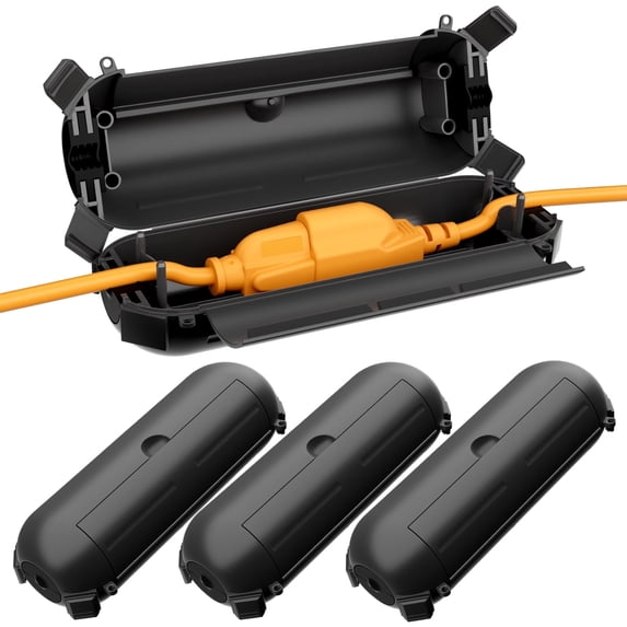 Restmo 4 Pack IP44 Weatherproof Outdoor Extension Cord Safety Cover ...