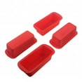 thumbnail image 1 of 4 Pack Mini Loaf Pans - Nonstick Mini Bread Loaf Pans,Silicone Mini Loaf Baking Pans for Small Loaf,Bread and Meatloaf, 1 of 6