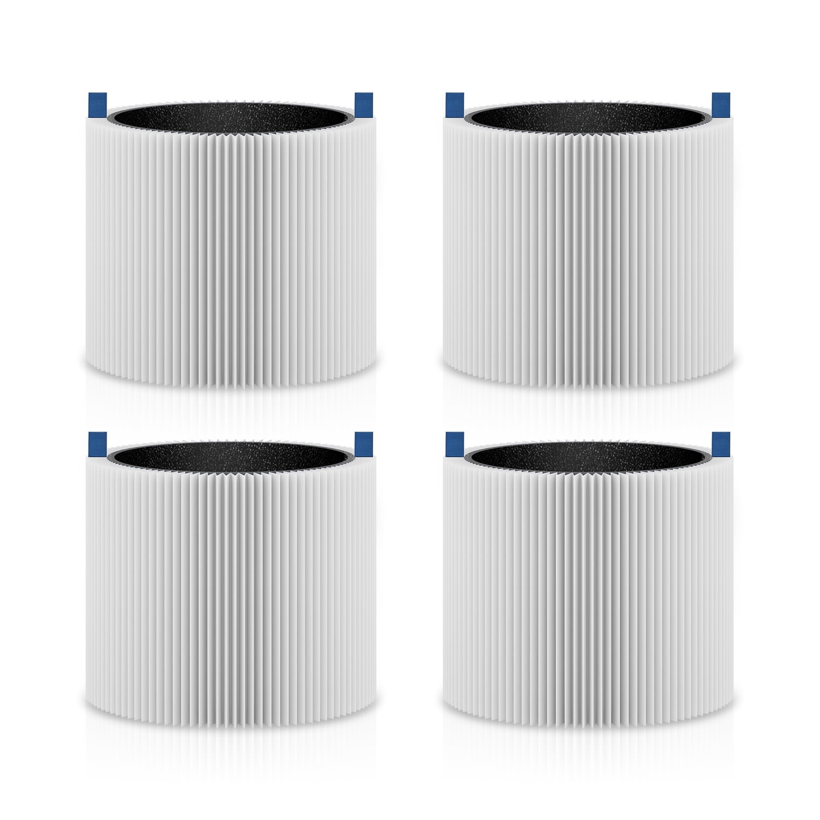 4 Pack Mini Max Replacement Filter Compatible with Blue Pure Mini Max Air Purifiers, H13 True HEPA with Pre-Filter & Activated Carbon, FMINI Filter for Blue Pure Mini Max Air Purifier (4 Filters)