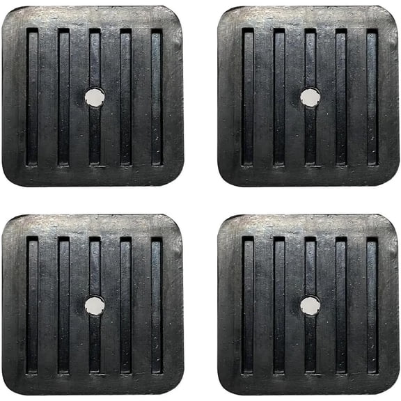 4 Pack Mini Split Anti-Vibration Pads Wall Mounting Bracket Isolator Rubber Pad Damper Shock Absorbing Feet for Ductless Air Conditioner Heat Pump System Outdoor Condenser Unit A/C HVAC