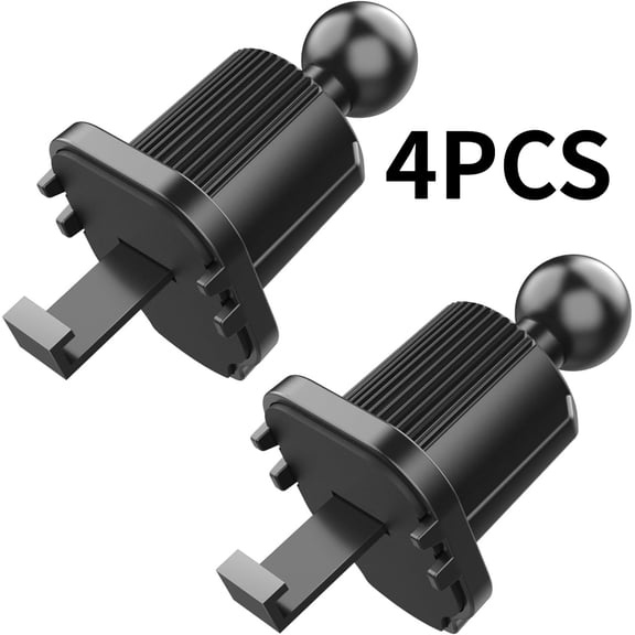 Car Phone Holder (Air Vent Clip/Universal) - 4-Pack