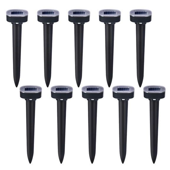 4 Pack Mole Repellent Solar Powered, Snake & Skunk & Vole & Gopher & Armadillo & Rabbit & Groundhog & Chipmunk & Raccoon Repellent for Yard, IP65 Waterproof Ultrasonic Deterrent for Lawns Garden