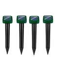 thumbnail image 1 of 4 Pack Mole Repellent Solar Powered, Waterproof Vole Chipmunk Outdoor Repeller,Ultrasonic Gopher Repellent for Lawn Garden Yard, Mole Deterrent,Groundhog Repeller, Snake, 1 of 12