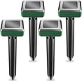 thumbnail image 1 of INVISBlUE 4 Pcs Mole Repellent – Solar Animal Repeller Stakes for Gopher, Moles, Groundhog – IP65 Waterproof Mole Repellent Stakes for Farm, Garden, Lawn, 1 of 9