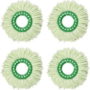 4 Pack Mop Head Replacement for Libman Tornado Spin Mop refill, Washable Microfiber Mop for Libman Tornado Spin Mop System
