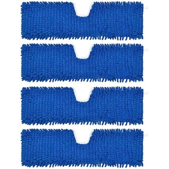 4 Pack Mop Heads Replacements Compatible with O-cedar Dual-Action Flip Mop,Microfiber&Chenille Mop Replace Head for Dry/Wet Use,Double-sided,Reusable and Washable Dust Mop Refills for Floor Cleaning