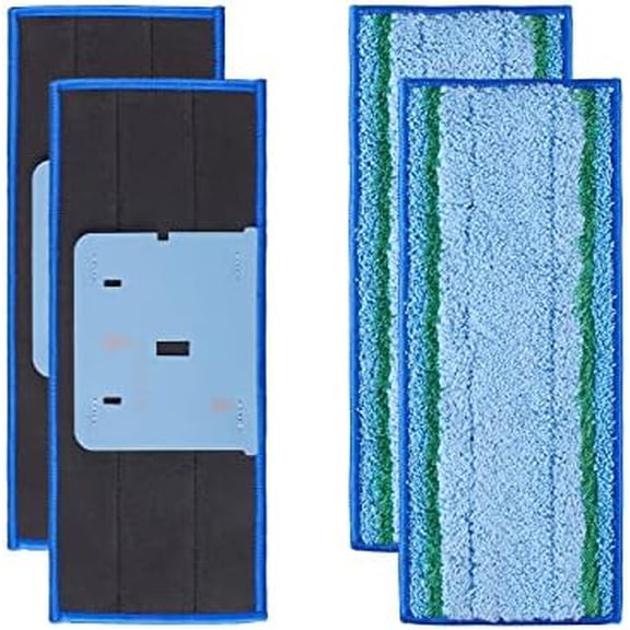 4 Pack Mop Pad for iRobot Braava Jet M6 Ultimate Robot Mop, Upgraded M6 Wet Mopping Pad, Washable Microfiber Replacement Cleaning Pad