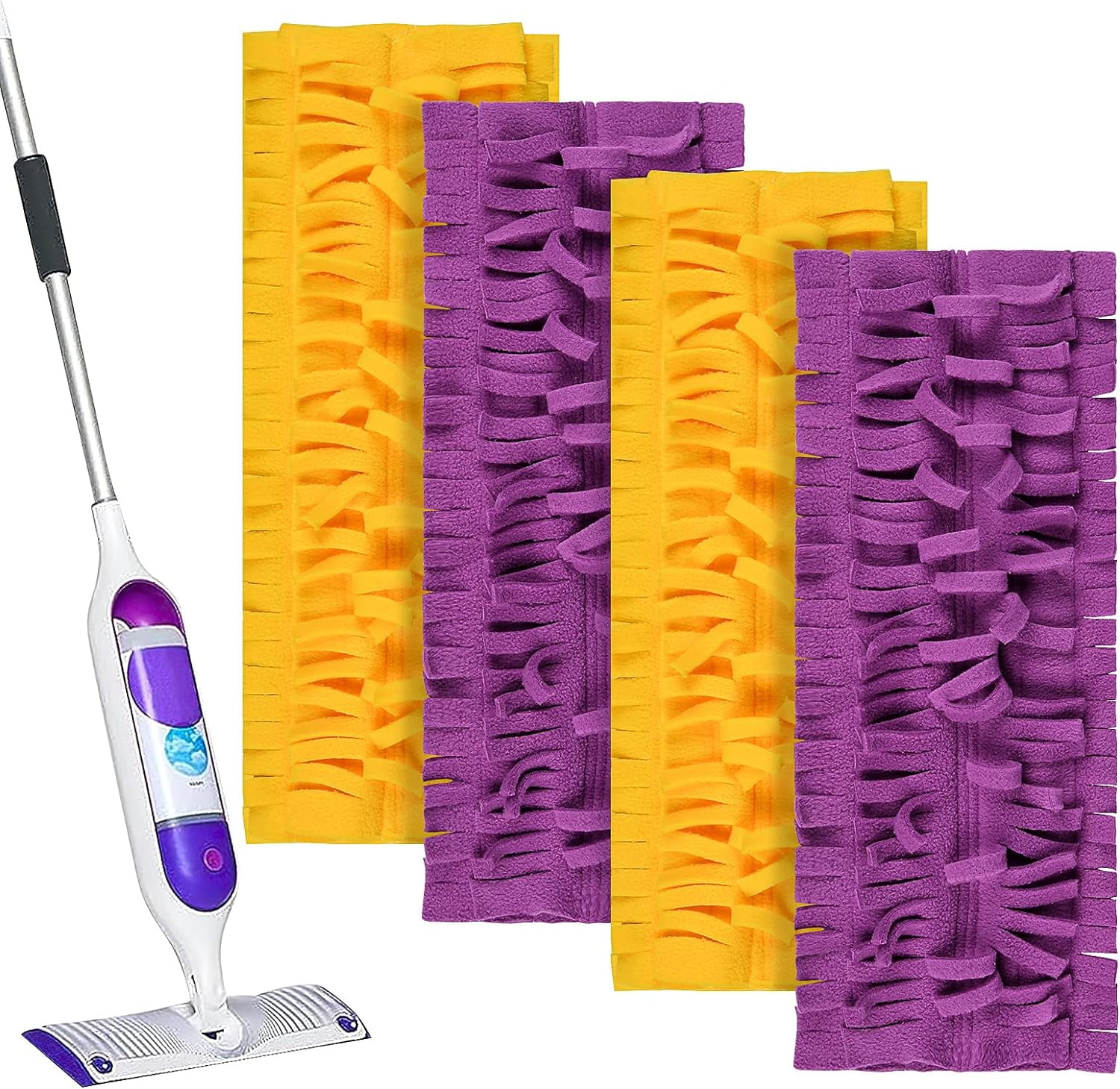 4 Pack Mop Refill Pads for Swiffer PowerMop MultiSurface Mop and