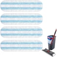 thumbnail image 1 of 4 Pack Mop Replacement Pads for OCedar H2prO Flat Mop System, Microfiber Refills Heads Replacements for Vileda H2prO Flat Floor Mop, Washable & Reusable Pad Refills for Deep Cleaning, 1 of 4
