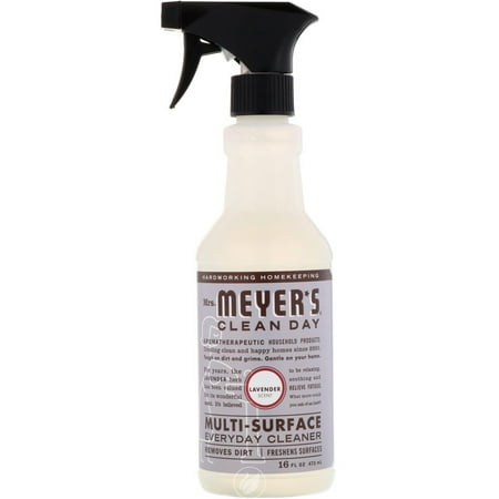 Mrs. Meyer's Clean Day Multi-Surface Cleaner, Lavender, 16 fl oz (4 pack)
