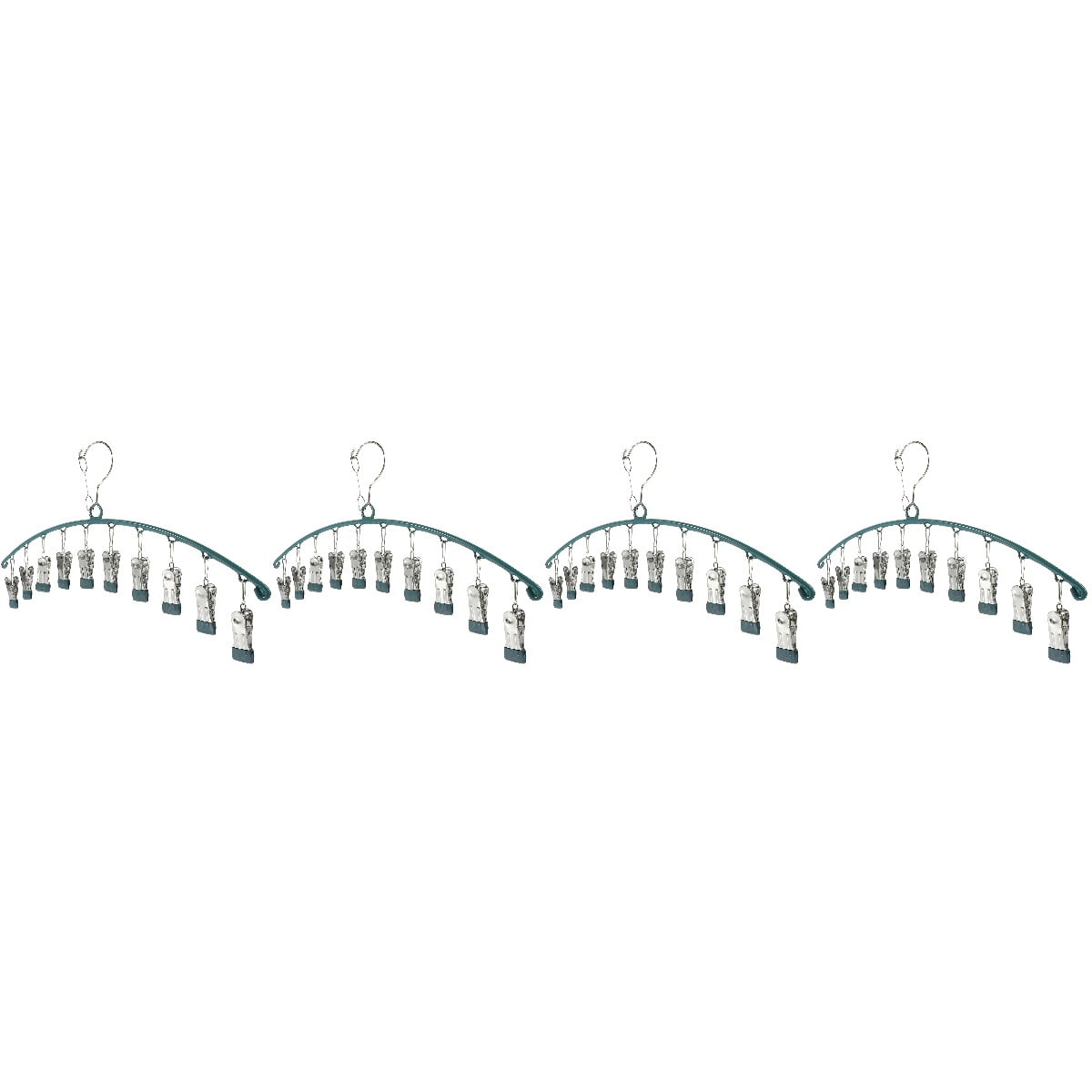 4 Pack Multi Clip Sock Rack Peg Hanger for Socks Hat Coat Hangers Pants