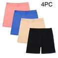 thumbnail image 1 of 4 Pack Multipack Soft Cotton Kids Stretch Layering Shorts Elastic Waist Skin-Friendly Yoga Casual Undershorts Daily Wear Multicolor 13-14 Years, 1 of 9