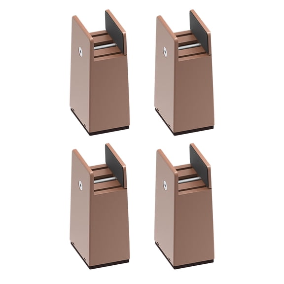 4 Pack Multipurpose Space Saving Designs 2Inch Bed Risers Accessory for Underbed Storage Furniture Lift Support