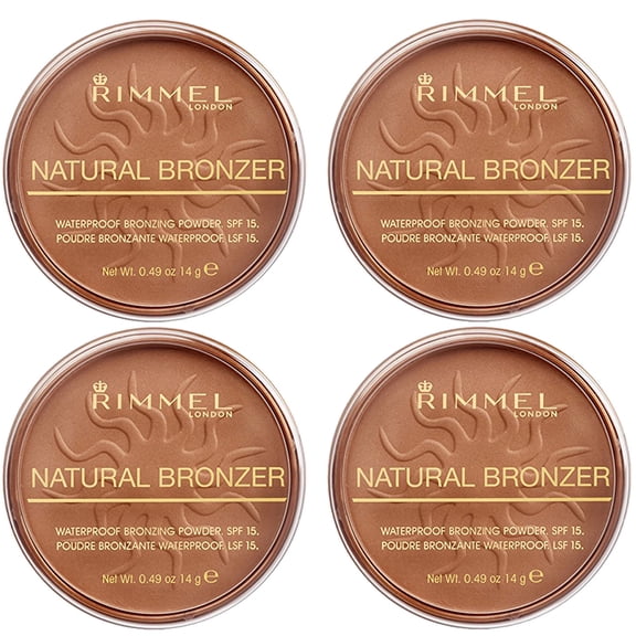 (4 Pack) NEW Rimmel Natural Bronzer Sun Bronze 0.49 Ounces