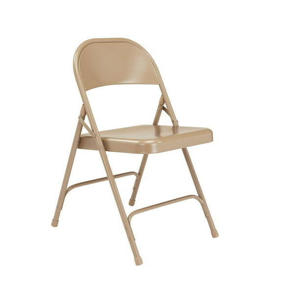 (4 Pack) NPS® 50 Series Choice All-Steel Folding Chair, Beige
