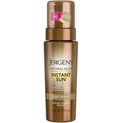 4 Pack - Natural Glow Instant Sun Sunless Tanning Mousse, Light Bronze 6 oz