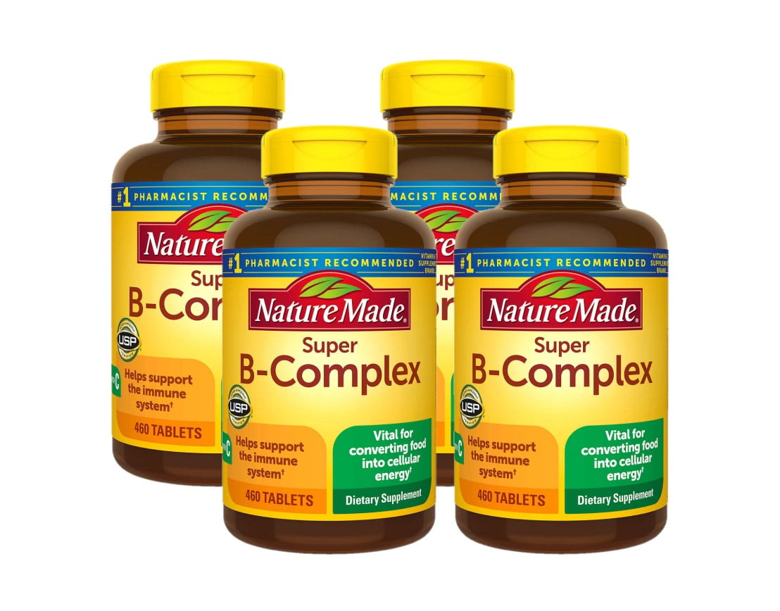 4 Pack Nature Made Super 460 Tablets