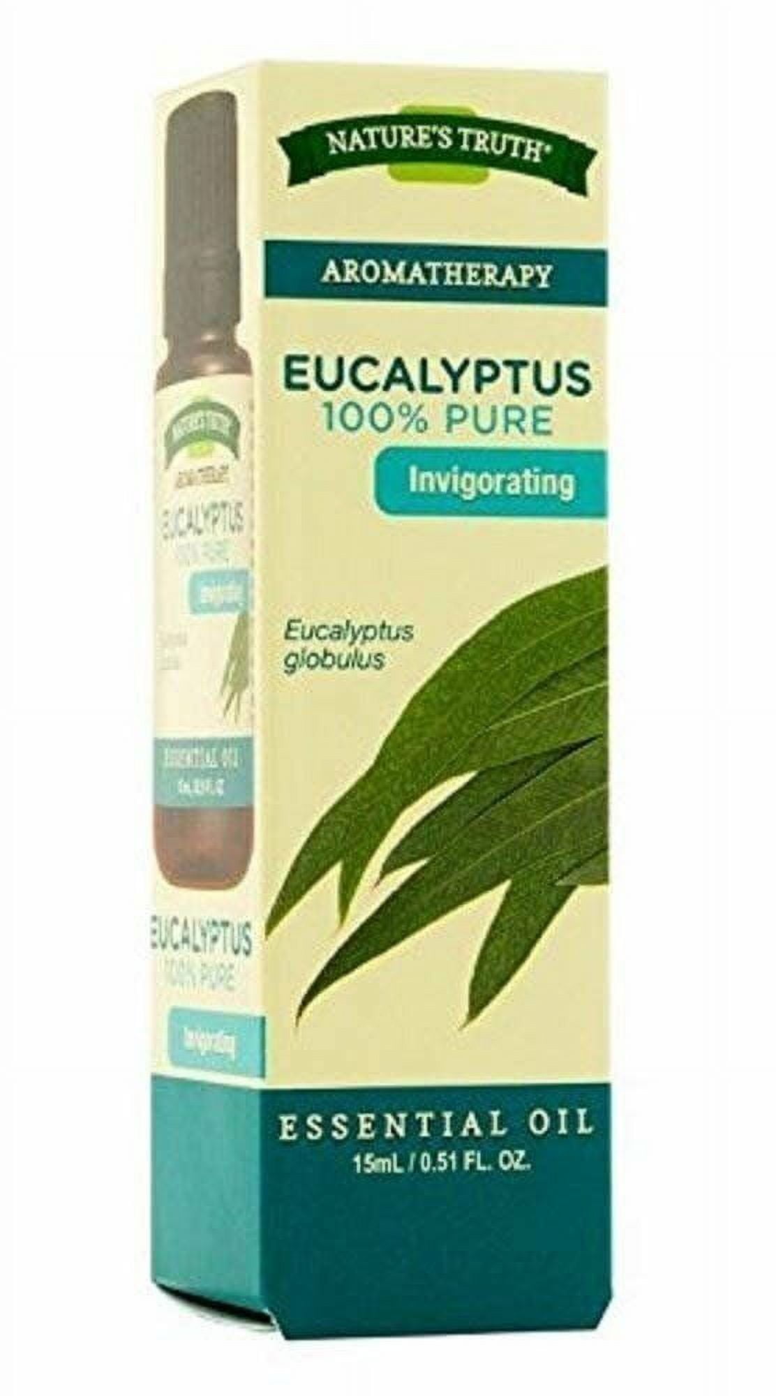 4 Pack Nature's Truth Aromatherapy Eucalyptus Pure Essential Oil 0.51 Oz Each