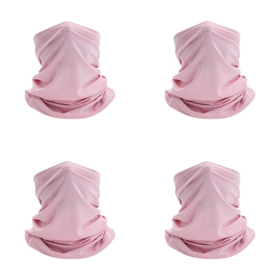 4 Pack Neck Gaiter Face Covering Gator Mask Bandana Cooling Mask for Outdoor Protection
