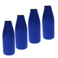 thumbnail image 1 of 4 Pack Neoprene Water Bottle Sleeve Beer Bottle Coolers Holder Sleeves Collapsible Drink Bottle Covers Carrier Insulators Beverage Bottle Can Sleeves Covers Blue, 1 of 7