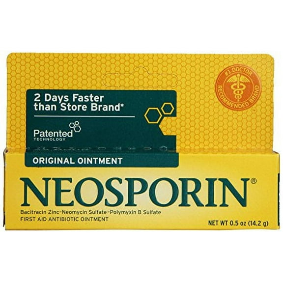 4 Pack - Neosporin Original First Aid Antibiotic Ointment 0.5oz Each
