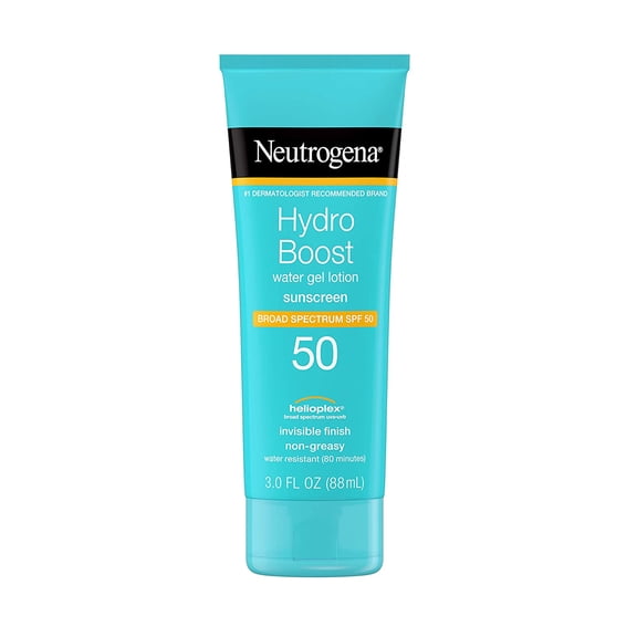 4 Pack Neutrogena Hydro Boost Water Gel Lotion Sunscreen SPF 50 3 oz