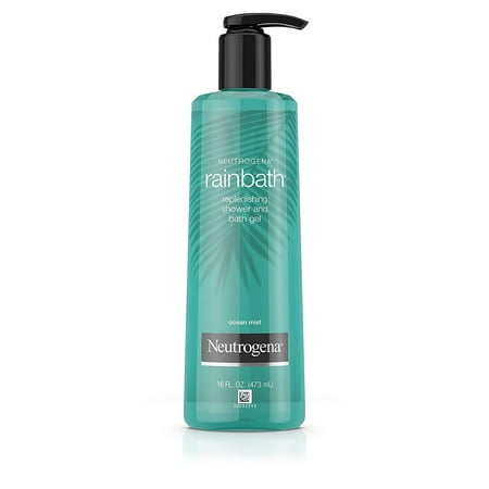 4 Pack Neutrogena Rainbath Replenishing Shower And Bath Gel, Ocean Mist 16 oz