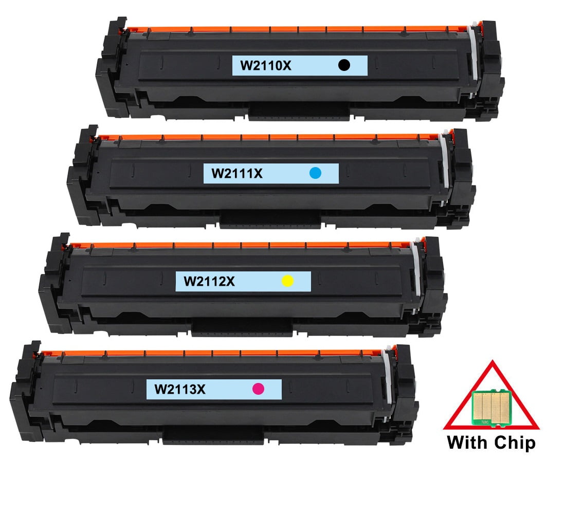 4 Pack New High-Yield Black Cyan Magenta Yellow Toner Cartridge With ...