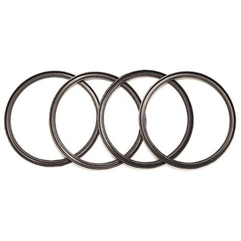 4 Pack New OEM Replacement Black Rubber Lid Seals For 10, 12, 16 and 20  Ounce Insulated Stainless Steel Tumblers Such as Yeti RTIC Ozark Trail  Mossy