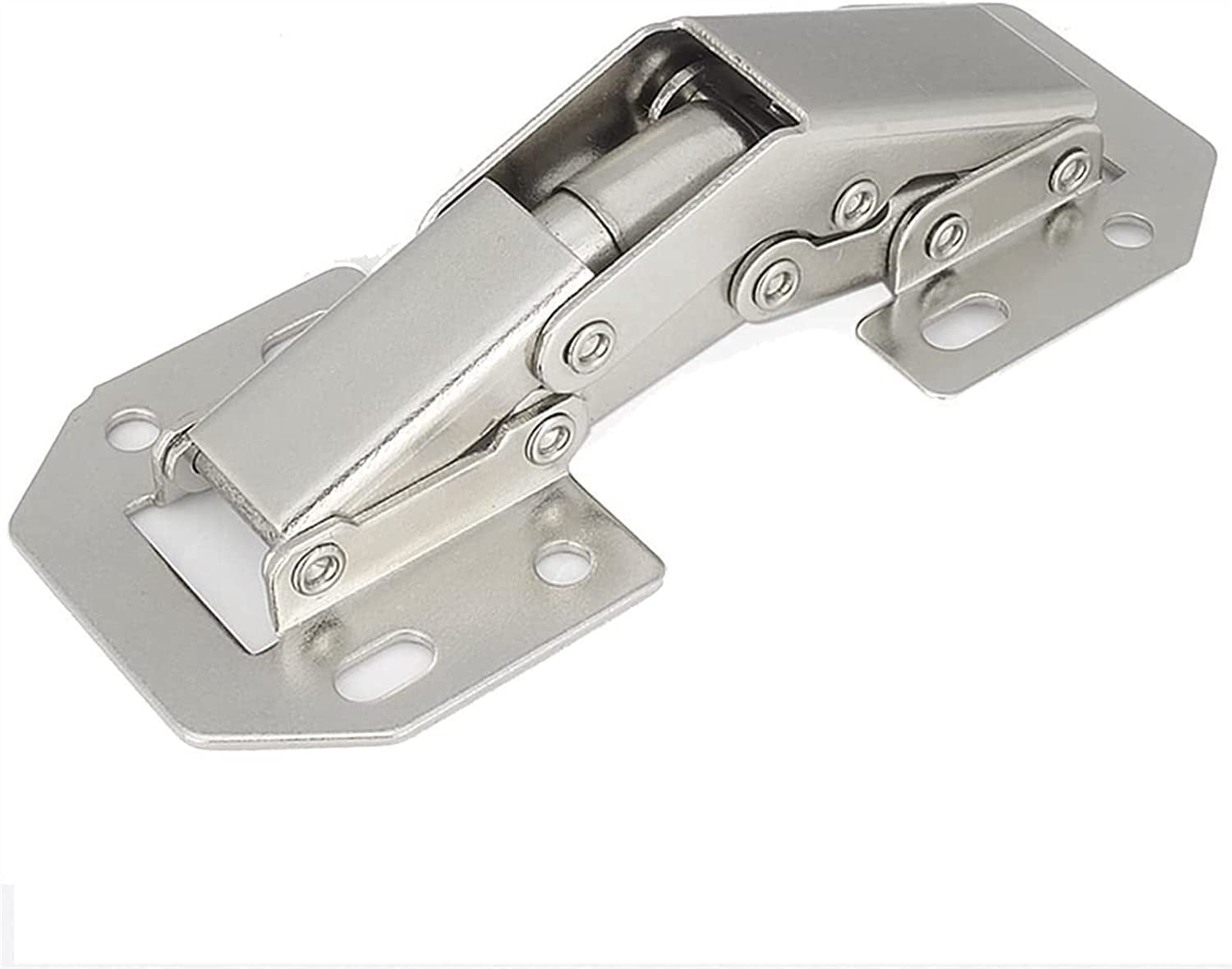 4-Pack Non-Opening Hinges Thicken Clothes Cupboard Door Bridge Type ...