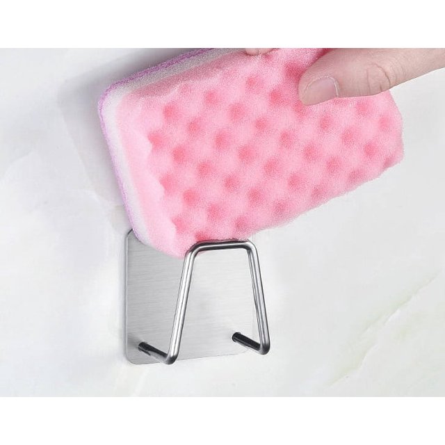 4-Pack Non-Perforated Kitchen Sponge Rack – Space-Saving Sink Wire ...