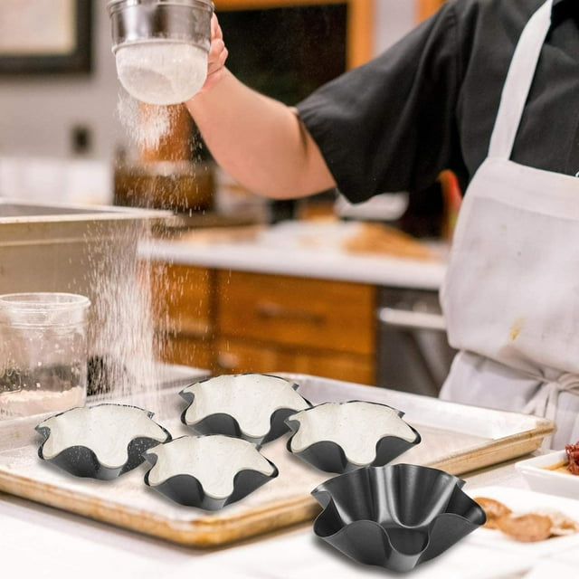 4Pack Nonstick Salad Bowl Maker, Carbon Steel Taco Shell Pan Set for