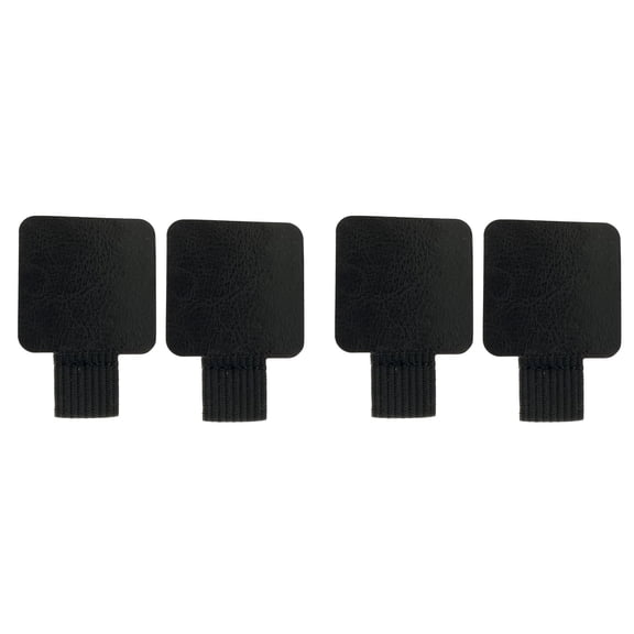 4 Pack Notebook Pen Loop Holder, Self-Adhesive Pen Holder Pencil Holders Elastic Loop Designed for Notebooks Journals Calendars, Pen Holder for Notebook(Black*2)