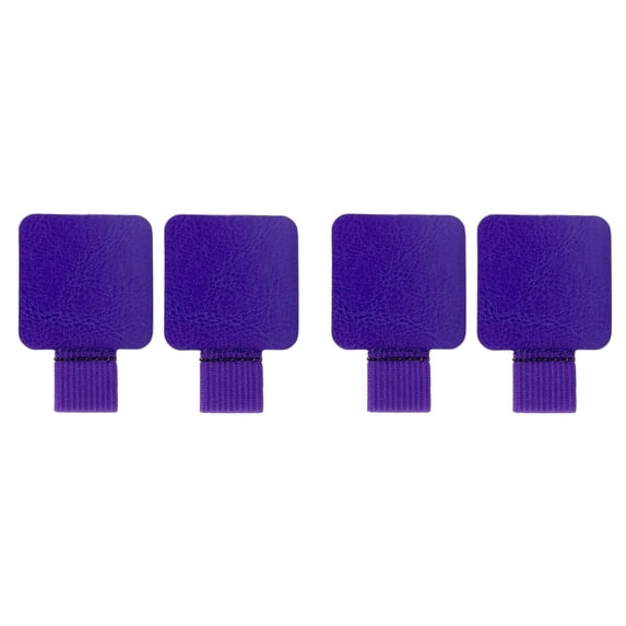 4 Pack Notebook Pen Loop Holder, Self-Adhesive Pen Holder Pencil Holders Elastic Loop Designed for Notebooks Journals Calendars, Pen Holder for Notebook(Purple*2)
