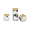 thumbnail image 1 of 4 Pack Novelty Dice Metal Tire Valve Stem Caps Waterproof Dust Proof Wheel Air Valve Cover For Car Enthusiast Housewarming Auto Decor Gifts Gadget, 1 of 2
