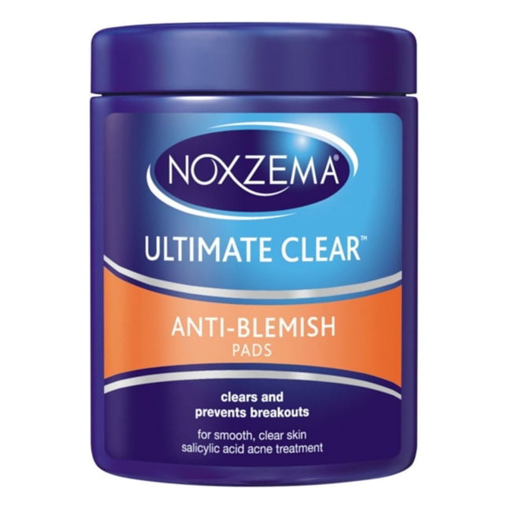 "4 Pack Noxzema Ultimate Clear Anti-Blemish Pads Prevents Breakouts, 90 Count"