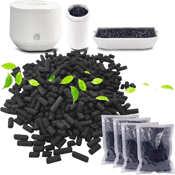 Odor Absorbing Carbon Refills for Lomi Smart Waste Kitchen Composter, 4 Pack Activated Charcoal Filters for Electric Countertop Compost Bin
