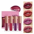 4 Pack Of Lip Gloss Sets Velvet Non Stick Cup Lip Color Proof Lip Gloss