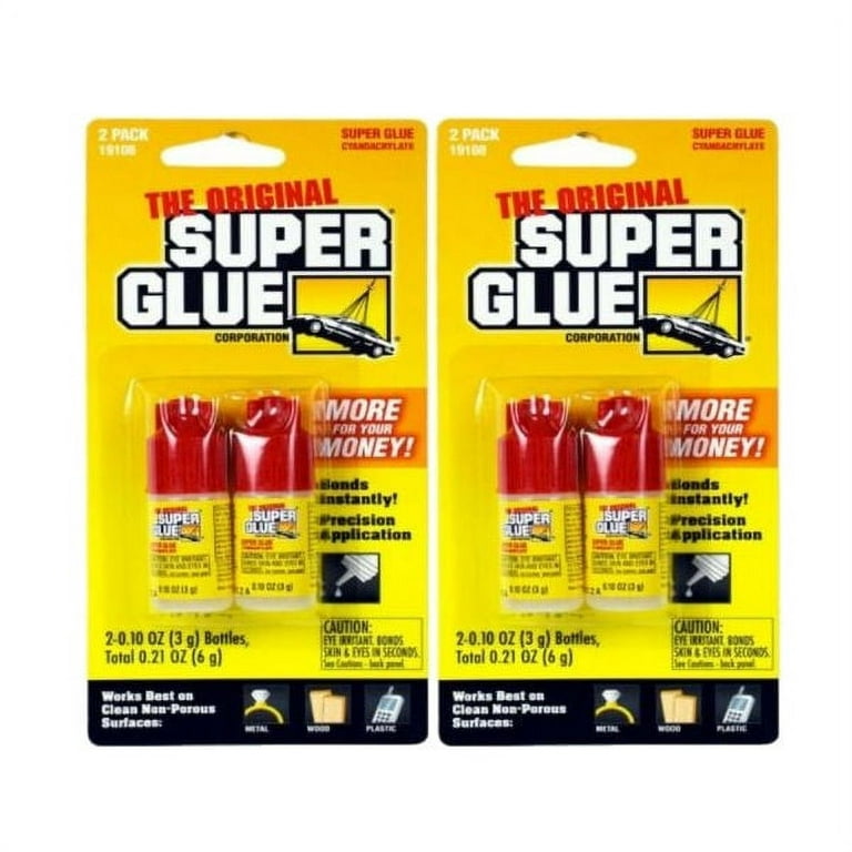NEW 2x Lot Pack The original Super Glue SuperGlue Single Use Mini